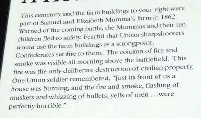 A House Was Burning Marker. Click for full size. A House Was Burning Marker image. Click for full size.