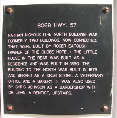 8068 Hwy. 57 Marker. Click for full size. 8068 Hwy. 57 Marker image. Click for full size.