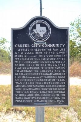 Center City Community Marker image. Click for full size.