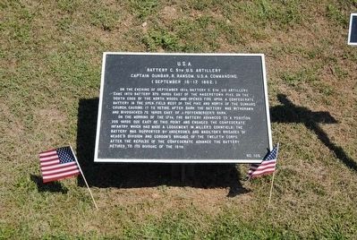 Battery C, 5th U.S. Artillery Marker image. Click for full size.