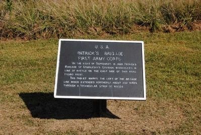 Patrick's Brigade Marker. Click for full size. Patrick's Brigade Marker image. Click for full size.