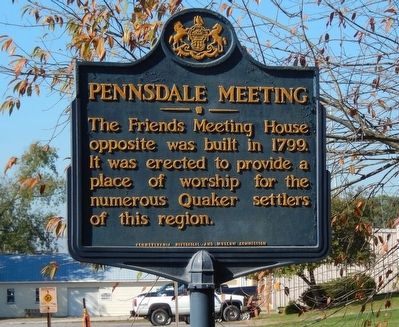 Pennsdale Meeting Marker image. Click for full size.