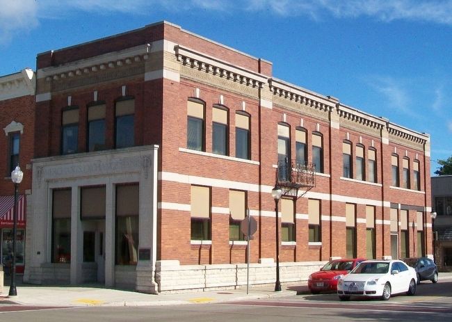 Merchants Exchange Bank and Marker image. Click for full size.