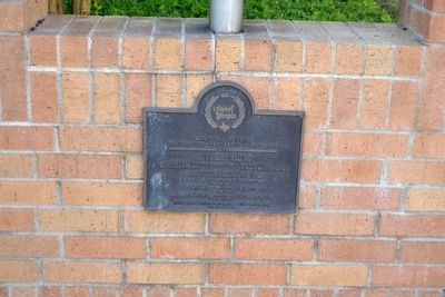 Plaque underneath City of Temple Marker image. Click for full size.