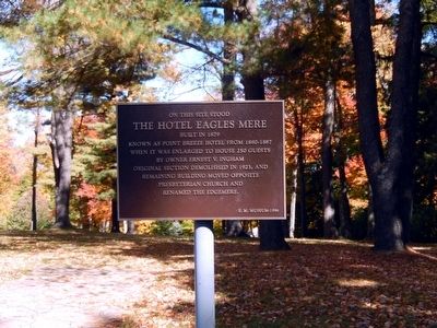 Hotel Eagles Mere Marker. Click for full size. Hotel Eagles Mere Marker image. Click for full size.