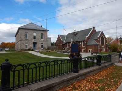 Wideview of The Founding of Spencerville Marker. Click for full size. Wideview of The Founding of Spencerville Marker image. Click for full size.