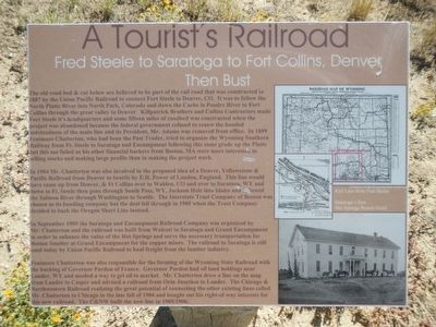 A Tourist's Railroad Marker image. Click for full size.