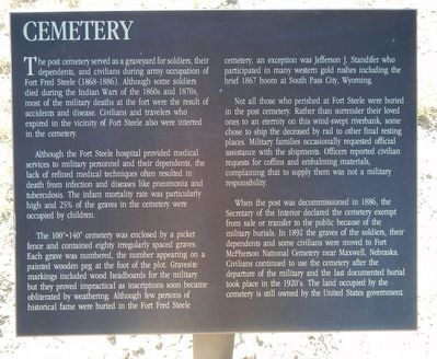 Cemetery Marker. Click for full size. Cemetery Marker image. Click for full size.