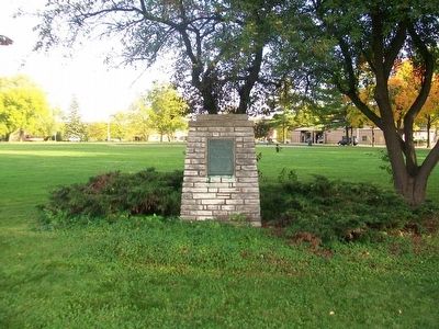 Reindahl Memorial Park and Marker. Click for full size. Reindahl Memorial Park and Marker image. Click for full size.