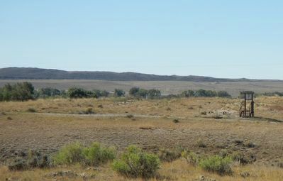 Distant View of the Cemetery from the Marker. Click for full size. Distant View of the Cemetery from the Marker image. Click for full size.