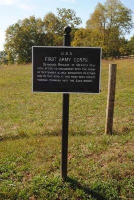 First Army Corps Marker image. Click for full size.