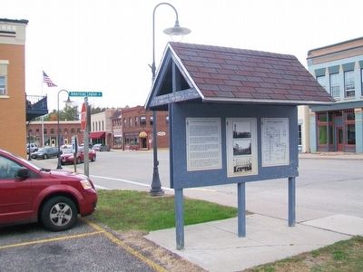 The Mazomanie Downtown Historic District Markers. Click for full size. The Mazomanie Downtown Historic District Markers image. Click for full size.