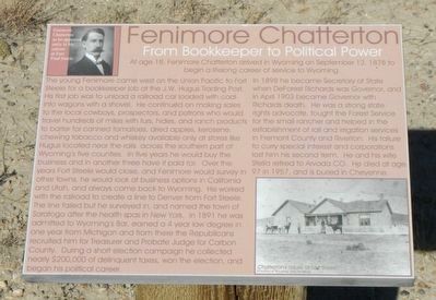 Fenimore Chatterton Marker. Click for full size. Fenimore Chatterton Marker image. Click for full size.