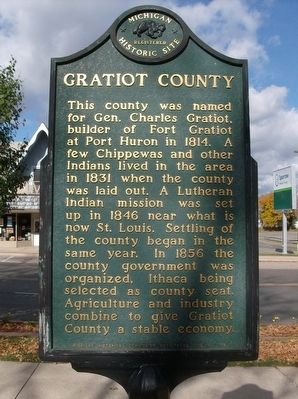 Gratiot County Marker image. Click for full size.