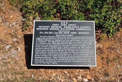 First Army Corps Marker. Click for full size. First Army Corps Marker image. Click for full size.