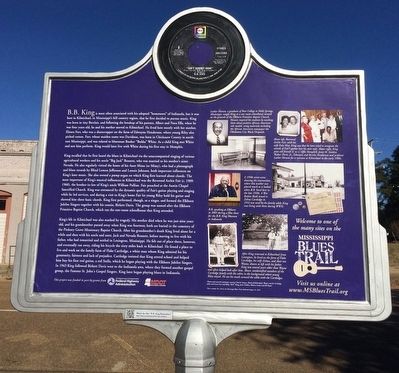 Kilmichael: B.B. King's Roots Marker (Rear) image. Click for full size.