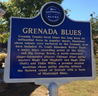 Grenada Blues Marker (Front) image. Click for full size.