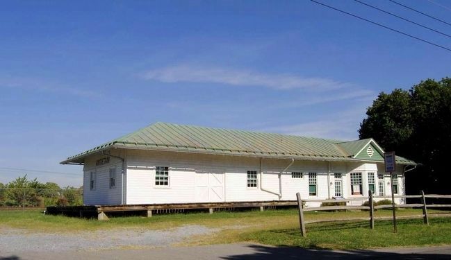 Antietam Station and Marker. Click for full size. Antietam Station and Marker image. Click for full size.