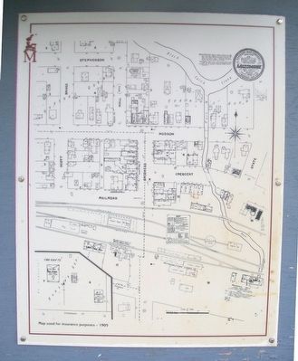 1905 Map at The Railroad in Mazomanie Marker. Click for full size. 1905 Map at The Railroad in Mazomanie Marker image. Click for full size.