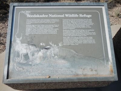 Seedskadee National Wildlife Refuge Marker image. Click for full size.
