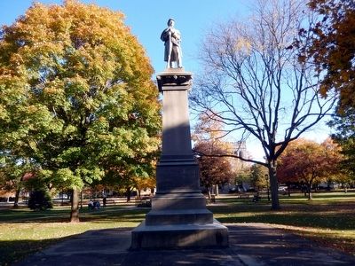 Soldiers and Sailors Memorial Marker. Click for full size. Soldiers and Sailors Memorial Marker image. Click for full size.