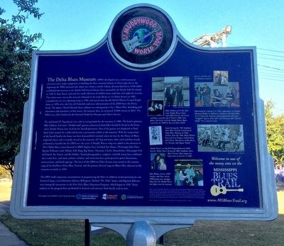 Delta Blues Museum Marker (Rear). Click for full size. Delta Blues Museum Marker (Rear) image. Click for full size.