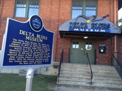 Delta Blues Museum (Former train depot) image. Click for full size.