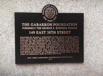 The Gabarron Foundation Marker image. Click for full size.