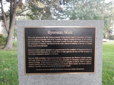 Ryerson Walk Marker image. Click for full size.