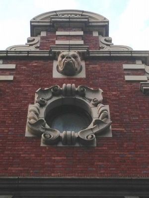 Stepped Gable with Bulldog image. Click for full size.
