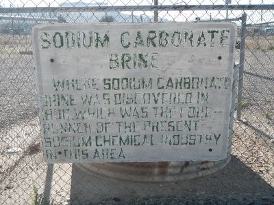 Sodium Carbonate Brine Marker. Click for full size. Sodium Carbonate Brine Marker image. Click for full size.