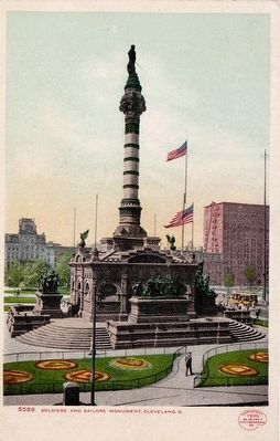 <i>Soldiers and Sailors Monument, Cleveland, O.</i> image. Click for full size.