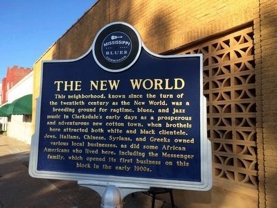 The New World Marker (Front) image. Click for full size.
