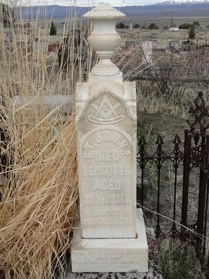 Gravestone of S.T. Johns image. Click for full size.