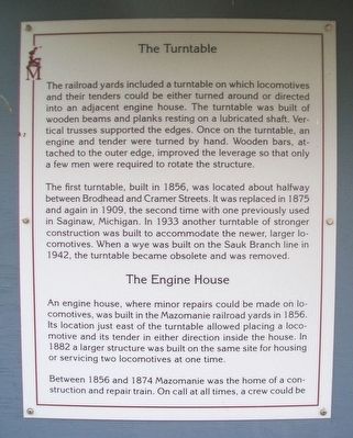The Turntable, The Engine House, The Water Tower Marker. Click for full size. The Turntable, The Engine House, The Water Tower Marker image. Click for full size.