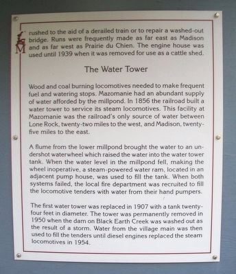 The Turntable, The Engine House, The Water Tower Marker. Click for full size. The Turntable, The Engine House, The Water Tower Marker image. Click for full size.