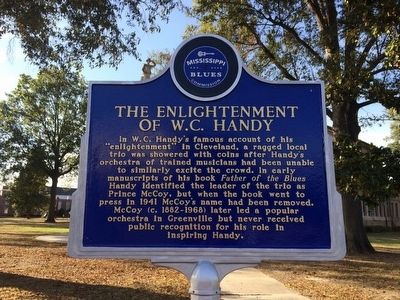 The Enlightenment of W.C. Handy Marker (Front) image. Click for full size.