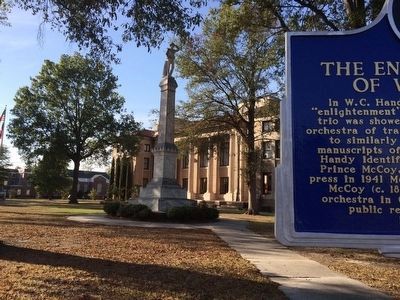 View of marker in front of Bolivar County Courthouse. image. Click for full size.