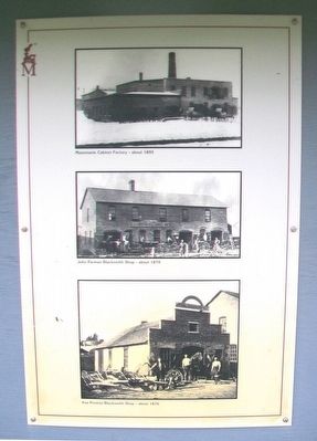 Crescent Street Factories, Mazomanie Blacksmiths, Coal Buildings Marker Photos image. Click for full size.