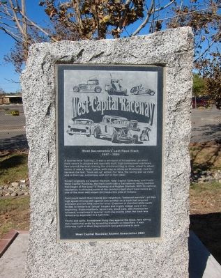 West Capital Raceway Marker image. Click for full size.