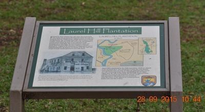 Laurel Hill Plantation Marker image. Click for full size.