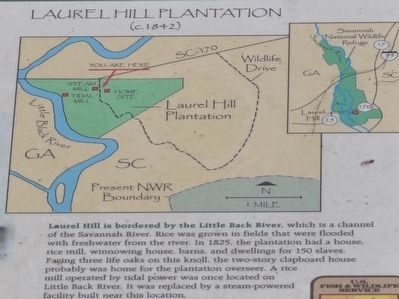 Laurel Hill Plantation Marker image. Click for full size.