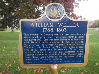 William Weller Marker image. Click for full size.