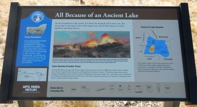 All Because of an Ancient Lake Marker image. Click for full size.