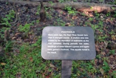 Foothold Interpretive Sign image. Click for full size.