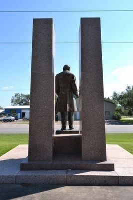 Rear Side of Henry Smith Centennial Monument image. Click for full size.