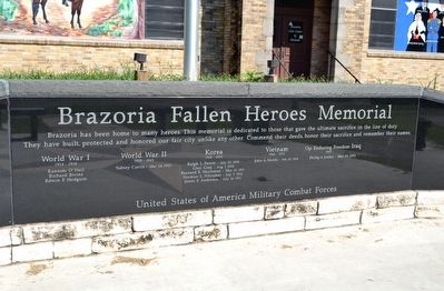 Brazoria Fallen Heroes Memorial image. Click for full size.