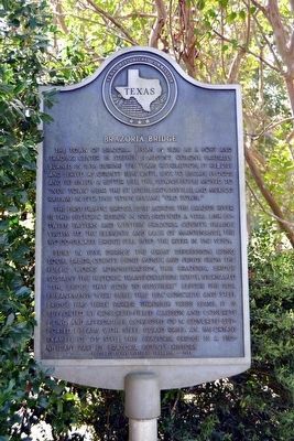 Brazoria Bridge Marker image. Click for full size.