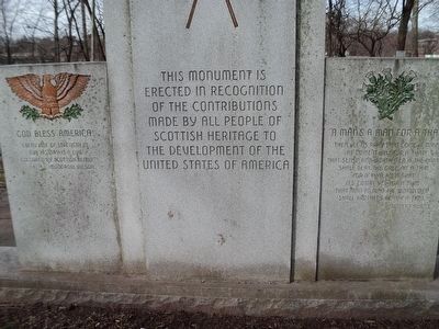Scottish American Monument Marker image. Click for full size.