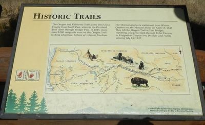 Historic Trails Marker image. Click for full size.